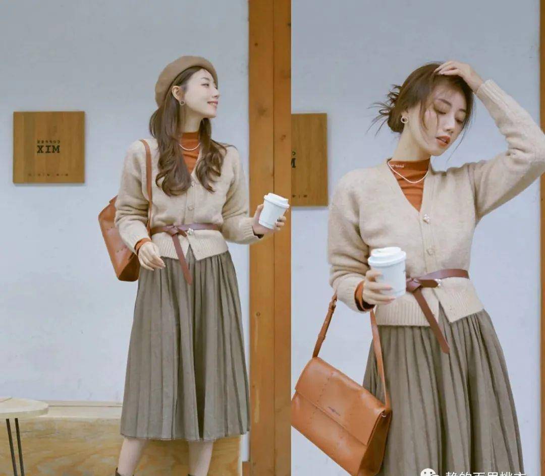 色彩 秋冬不一定穿裤子！气质女人穿“半身裙＋短靴”，洋气还显瘦