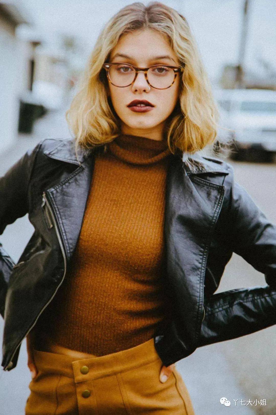 毛衣 一件烟管领毛衣=秋冬最有气质的万能内搭
