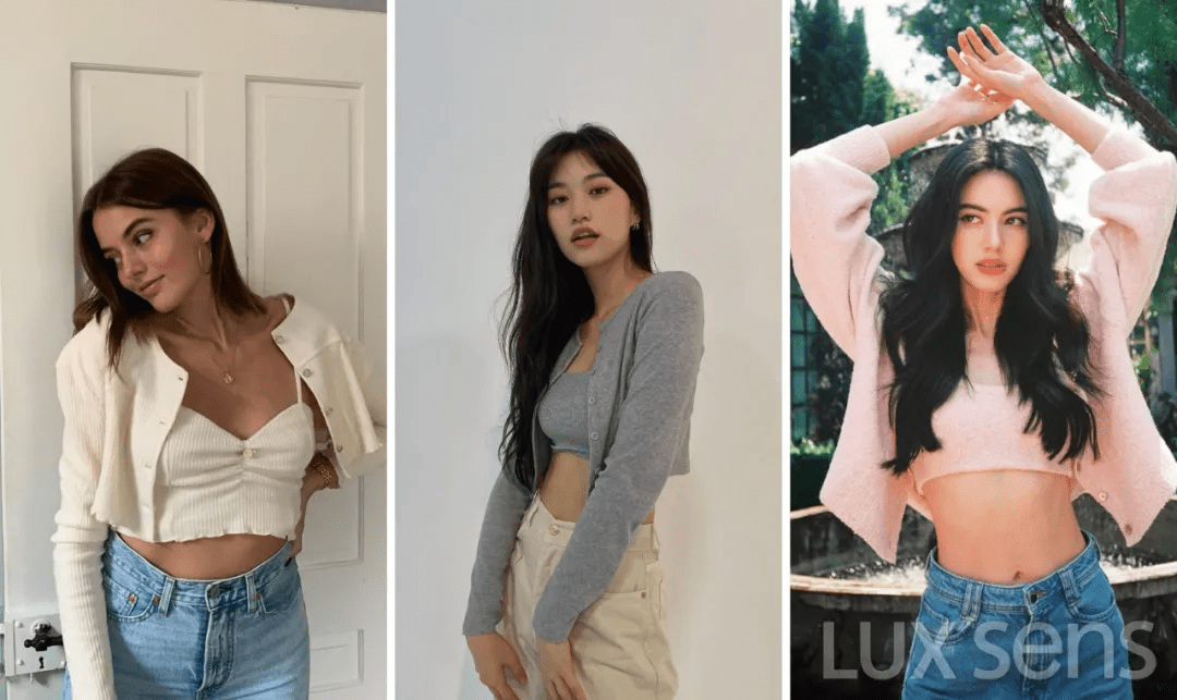 开衩 今年针织开衫这么穿，时髦炸了！