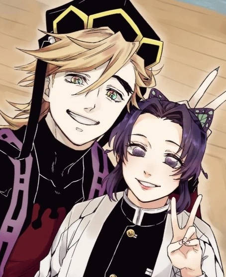 原创漫迷强行配对的cp风柱和香奈惠我忍了童磨和蝴蝶忍也太可怕了