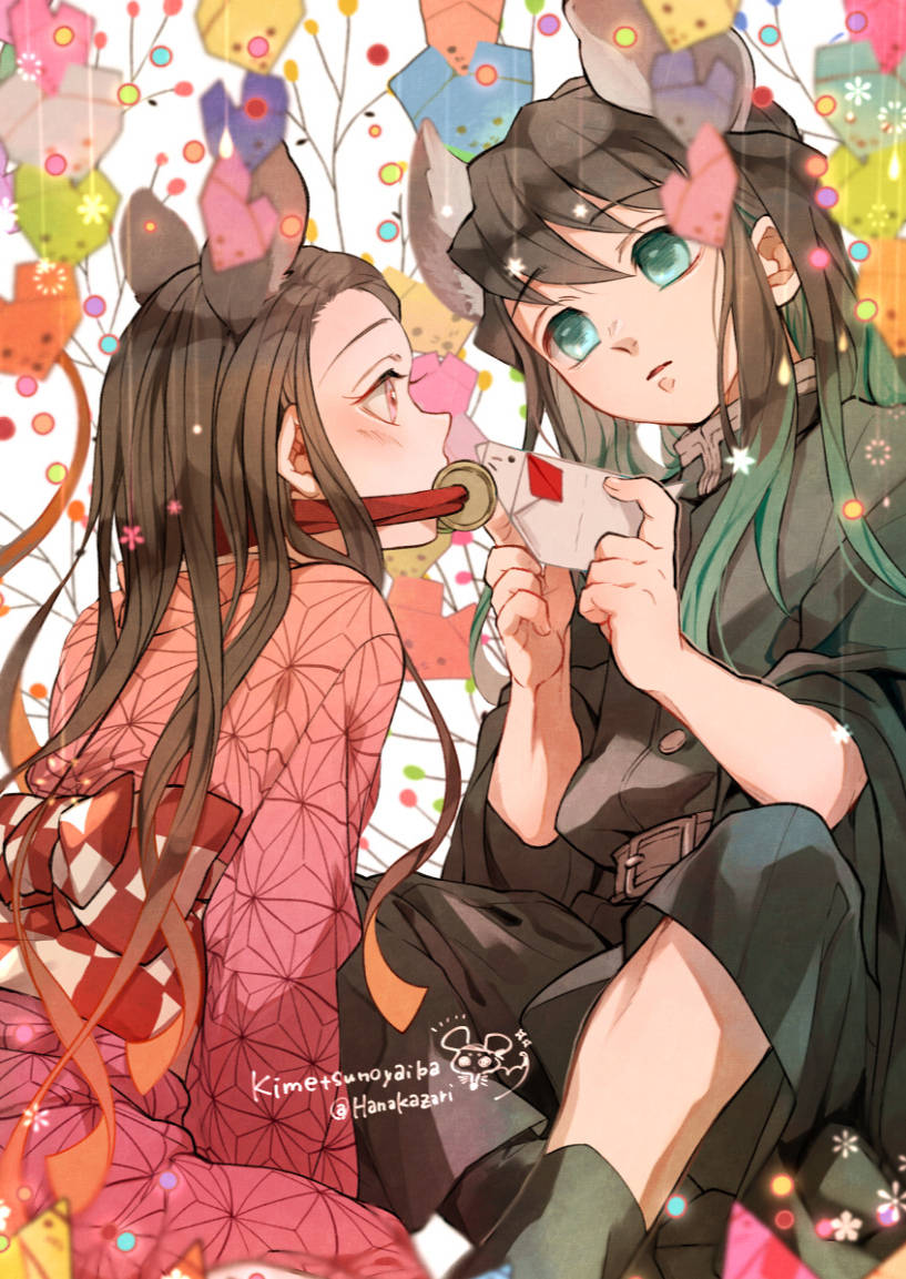 漫迷强行配对的cp风柱和香奈惠我忍了童磨和蝴蝶忍也太可怕了