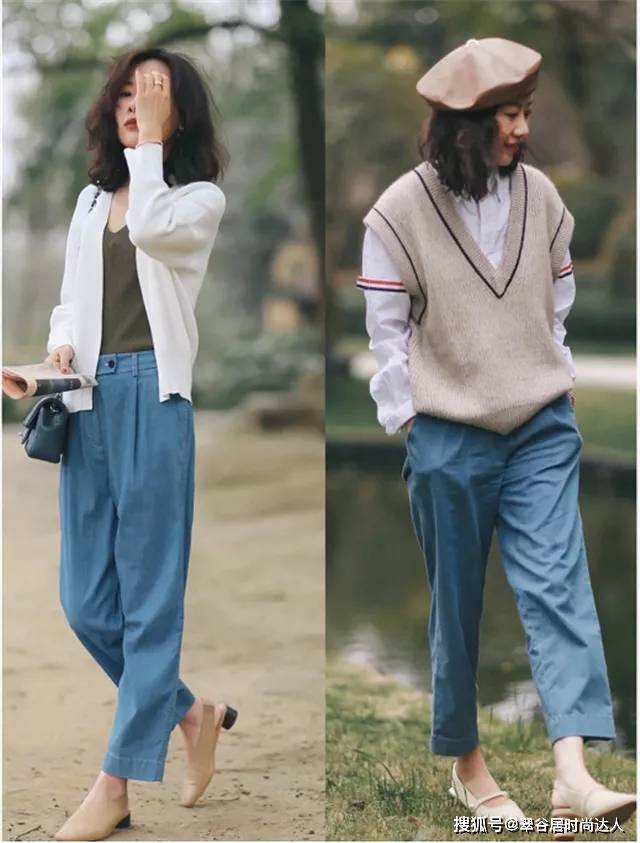 小白 阔腿裤已“失宠”,今年流行这4种裤子,时髦好看又保暖