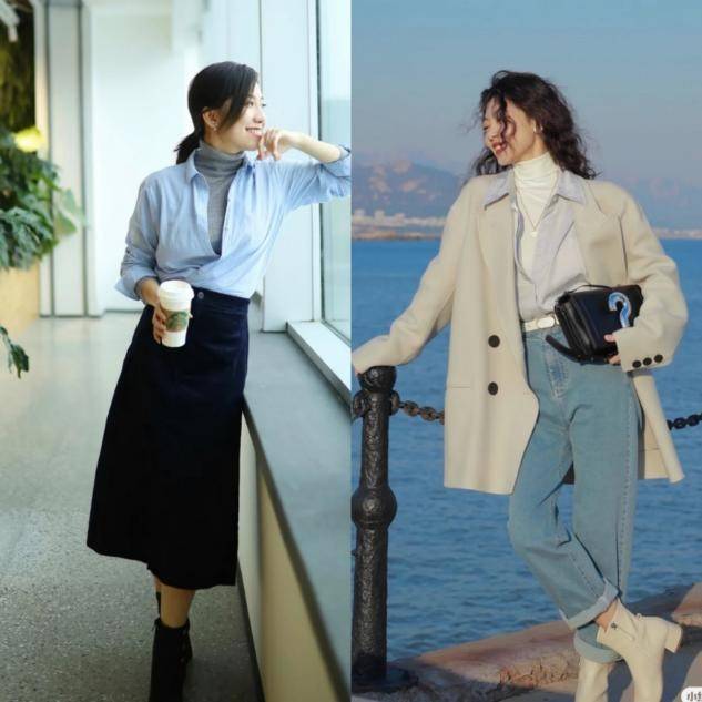 整体 时尚篇:轻熟变成了成熟小姐姐,用高领衫显瘦又保暖,穿出奢华感