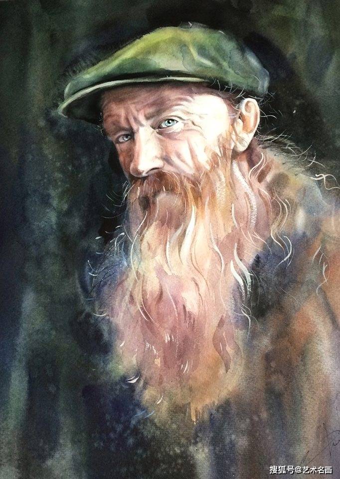 白俄罗斯画家olga novitskaya水彩画作品