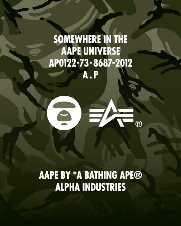 设计 AAPE× ALPHA INDUSTRIES 联名系列全新发布