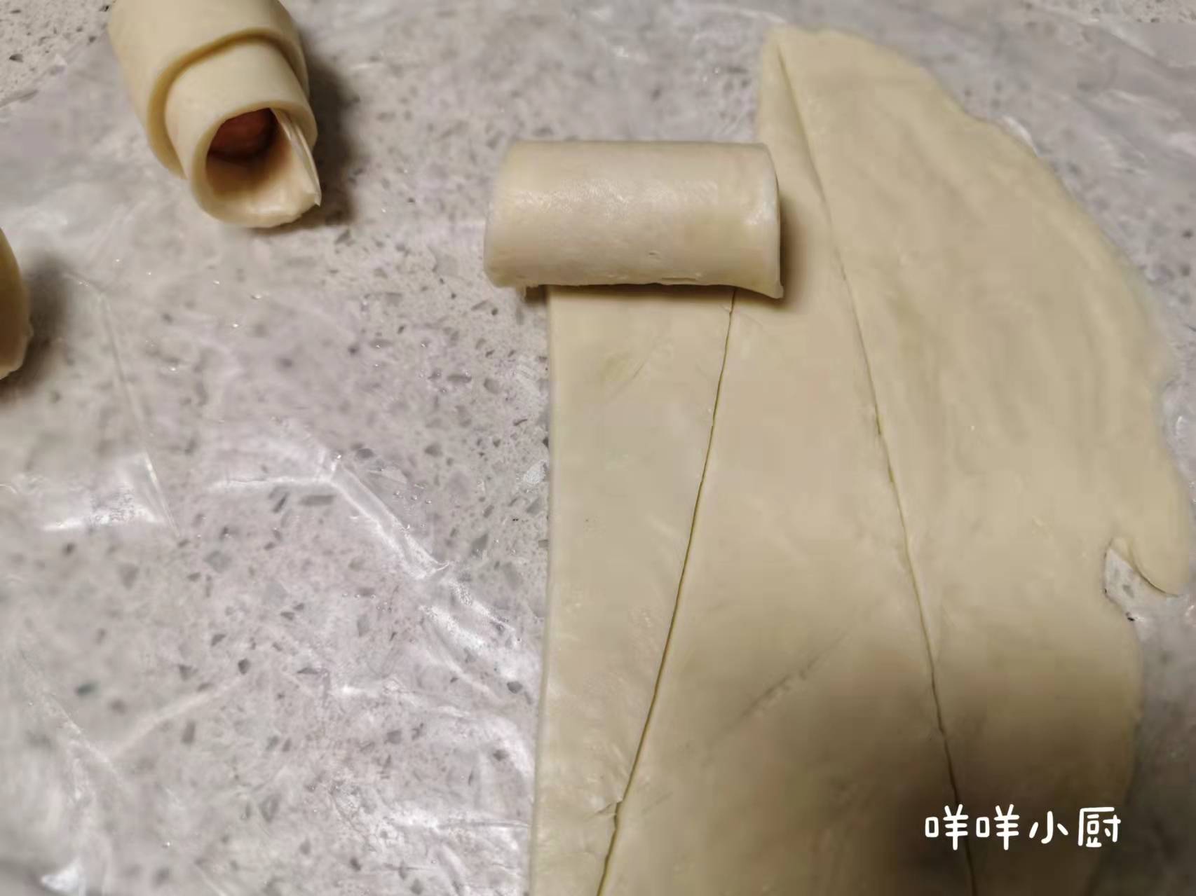 面的|无需揉面的迷你可颂,酥脆鲜香,看过的都会做了,喜欢的看过来