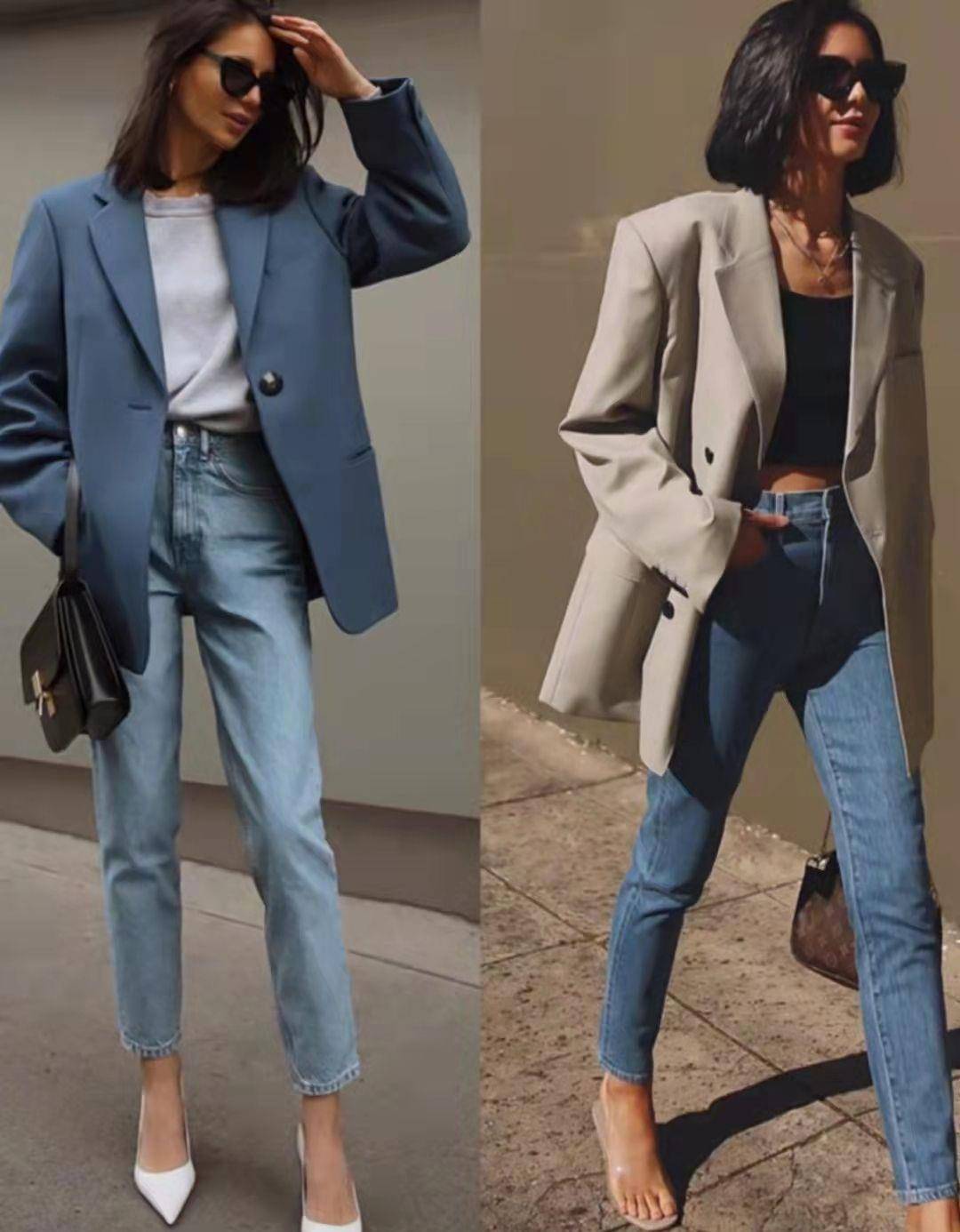 美得 秋季“西服”怎么搭时髦？这4种思路可通勤可优雅，美得落落大方