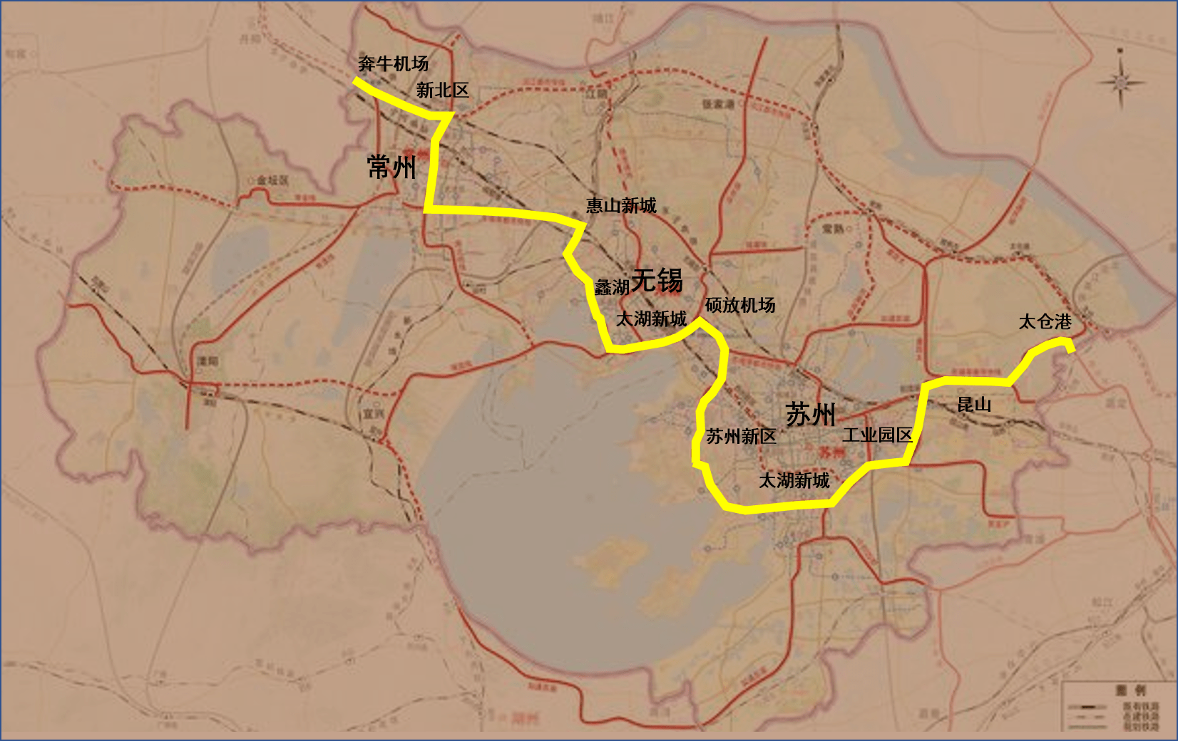 苏锡常城际铁路规划图片