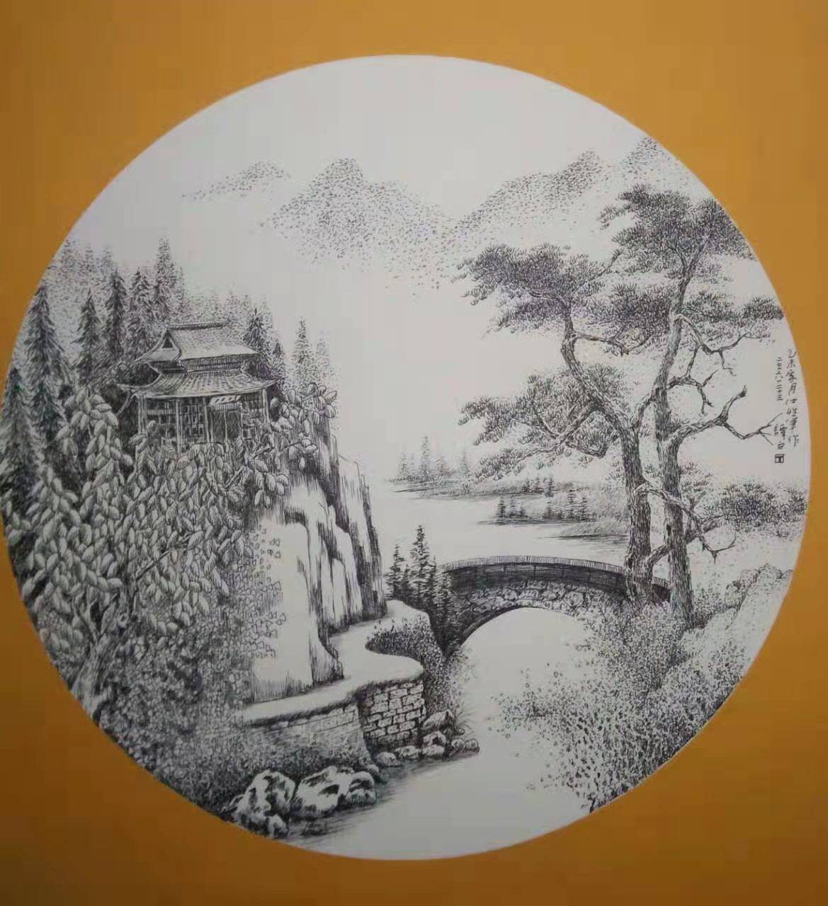 纵情山水 笔墨丹青—谭白先生书画艺术欣赏_中国