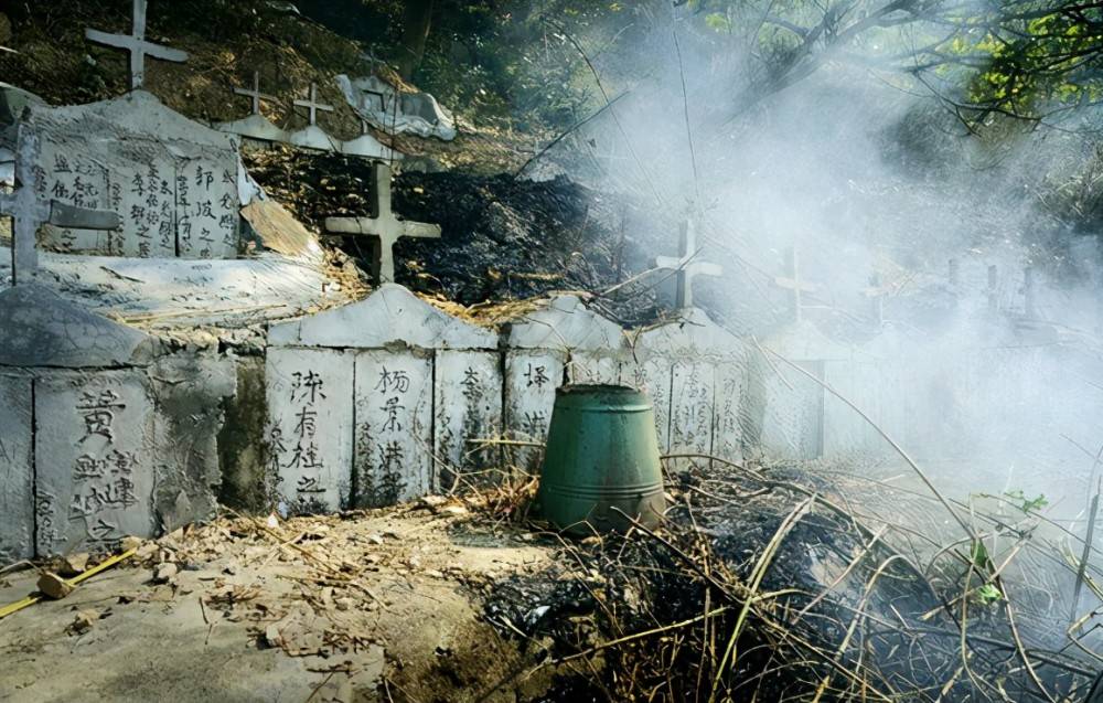 墓地恐怖照片图片