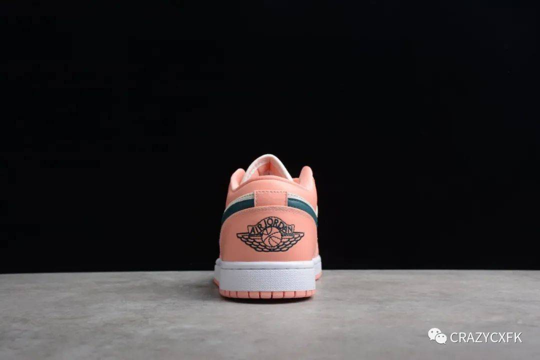 Root 乔丹 Air Jordan 1 Low Light Madder Root 灰粉绿钩低帮篮球鞋