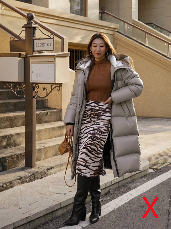 对比 明明体重不过百,穿羽绒服却“胖成球”?可能是踩了这3个“坑”