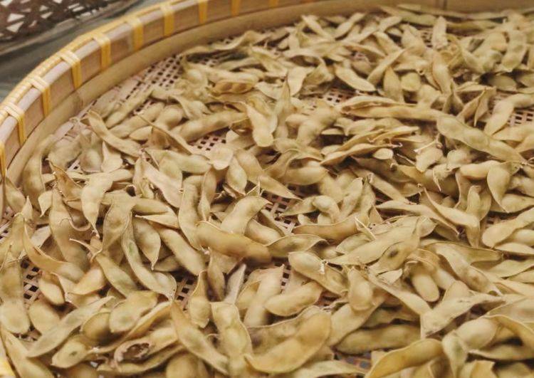毛豆干|每年秋季，我家总会晒一篮它，香糯又劲道，当零食随吃随取，贼香