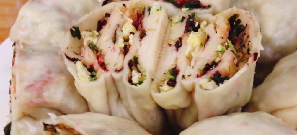 做法|早餐的吃法太过瘾,不烫面不发面,柔软多层营养解馋,比包子还香