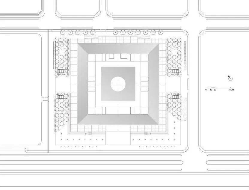屋顶大型公共建筑设计：西安丝路国际展览中心案例