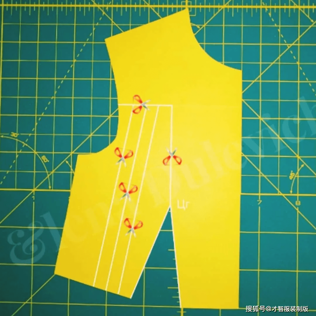上衣原型制版上衣+半身裙的裁剪纸样变化实例 才智服装