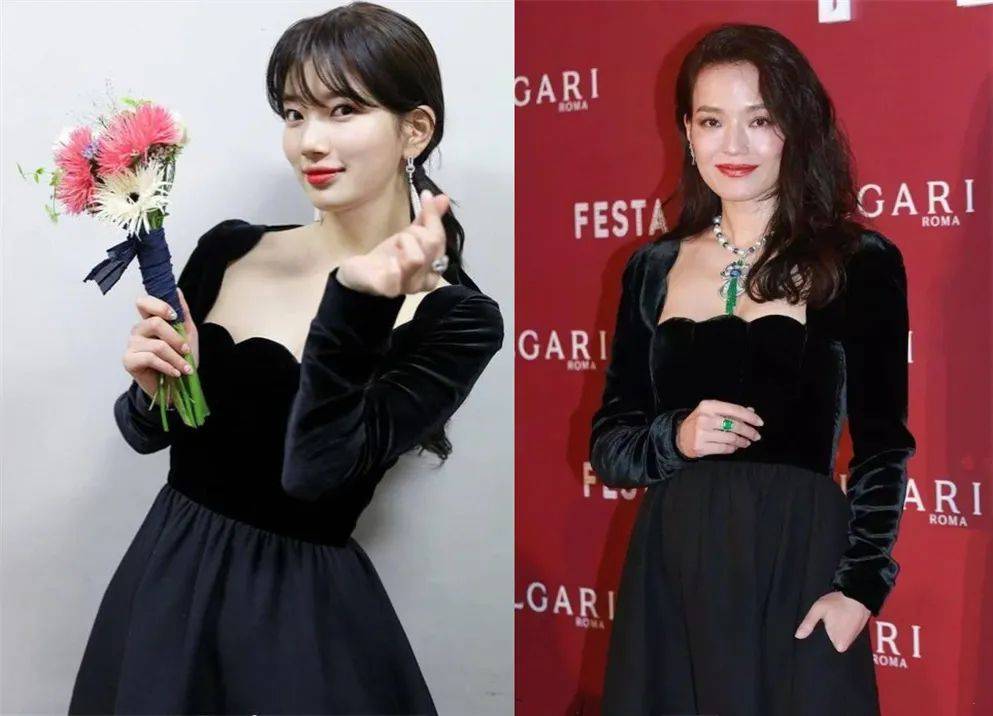 鞠婧祎 女星红毯撞衫的“尴尬”时刻,有人靠傲人身材取胜,有人从无败绩