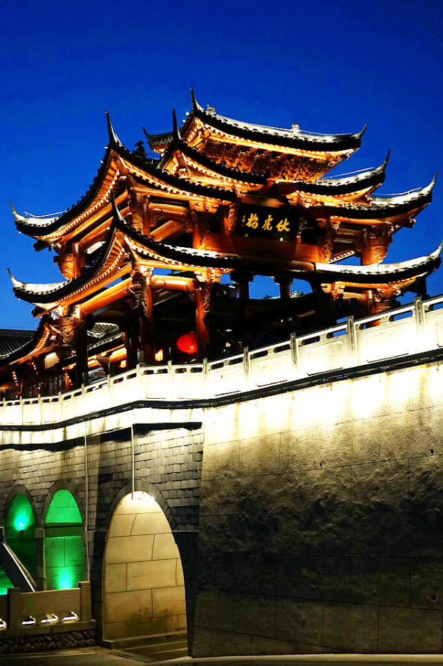 原创义乌旅行义乌江边伏虎桥头一眼千年