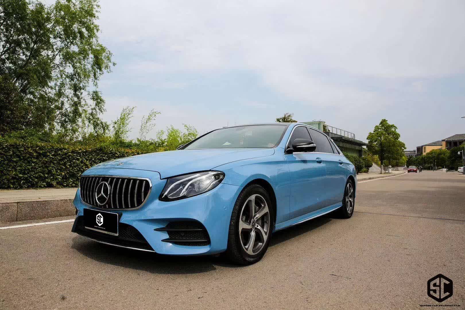 sc改色膜奔驰瓷器蓝