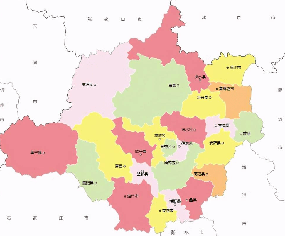 河北省的保定市11个地级市之一为何下辖了24个区县