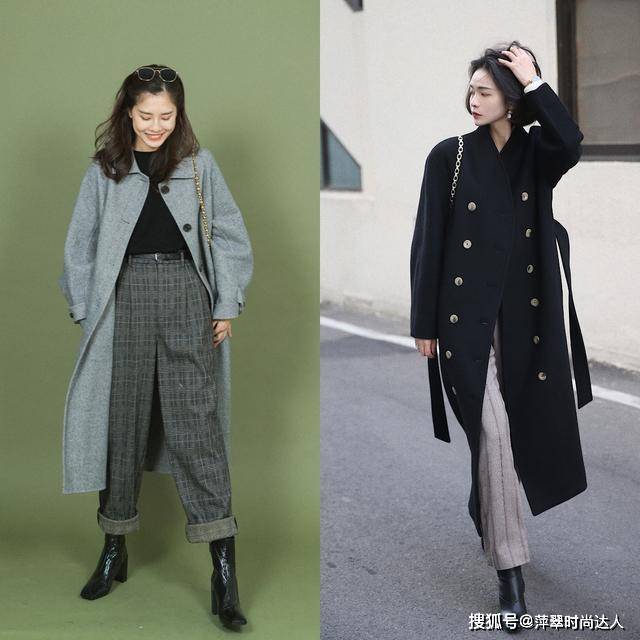 圆头 九分裤短靴，利落显瘦又显高，秋冬这么穿很有气质