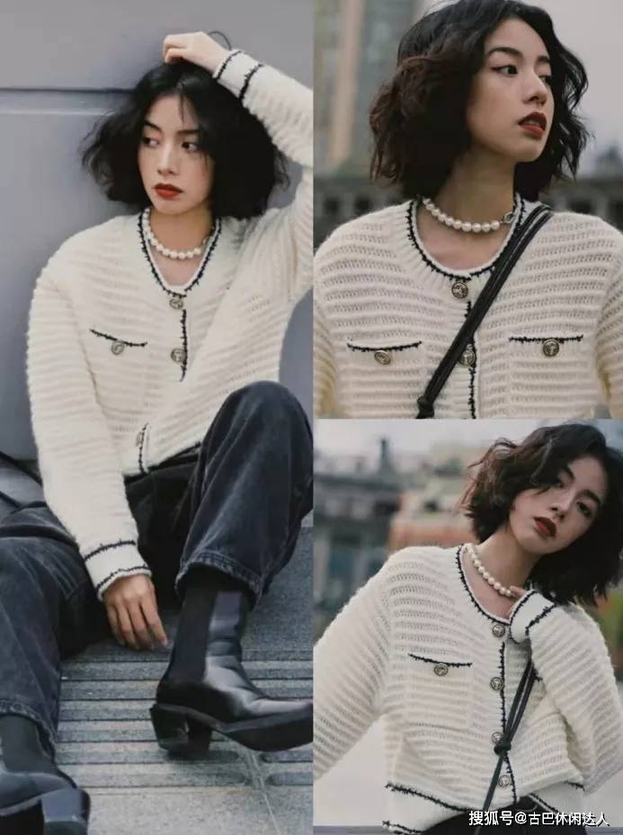 黑色 毛衣别傻傻地只会单穿!解锁毛衣的N种花式穿法,秋冬时髦又大方