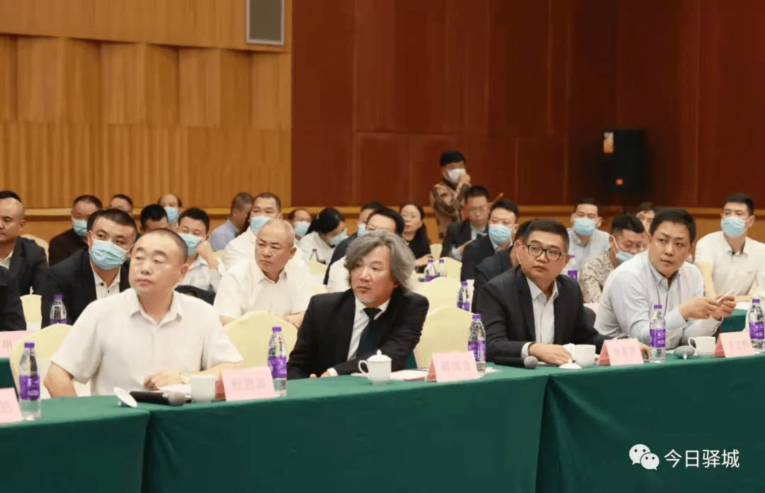 驿城区委书记毕启民,区人大常委会主任,工业强区指挥部指挥长宋海潮
