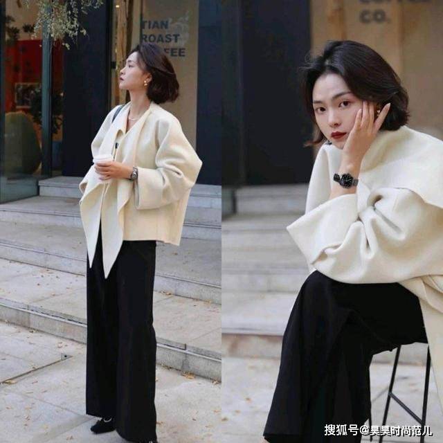冬日 小个子女生的冬日穿搭示范,选对搭配方式很重要,简单优雅显气质