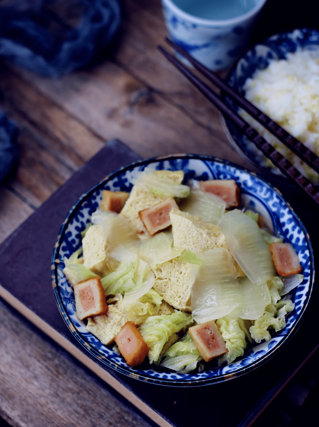 白菜炖冻豆腐图片大全图片