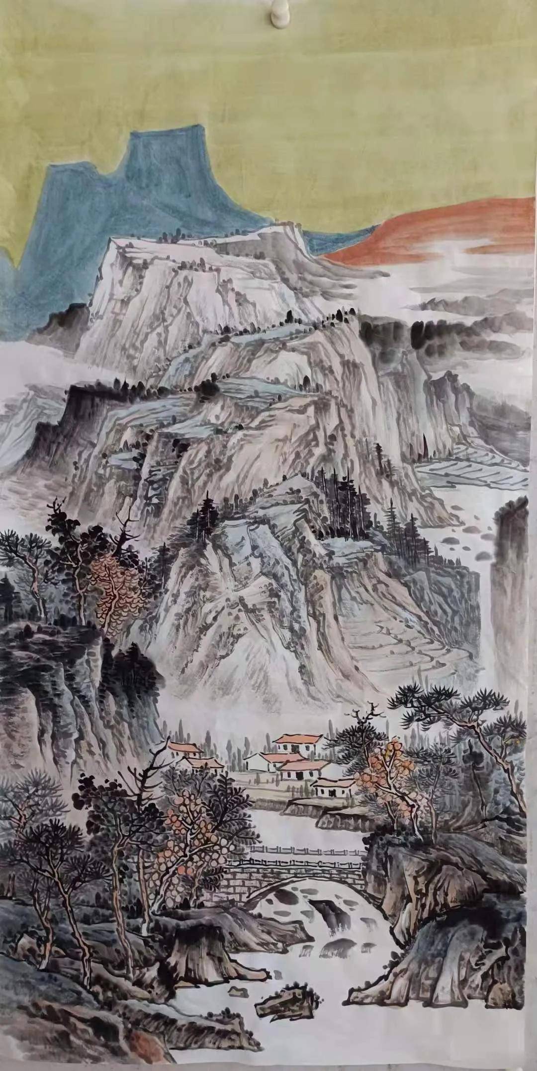 又又又一展讯 | 别具一格——赵丰国走进青州,山水作品展_甘竹