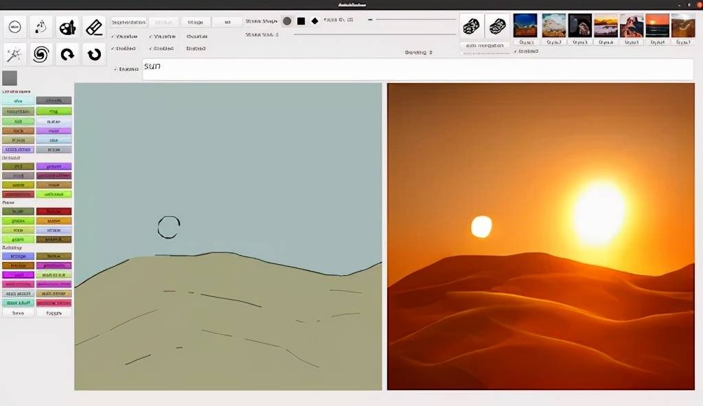 几个关键词就能出摄影大片，英伟达GauGAN上新2.0：将文本转图像