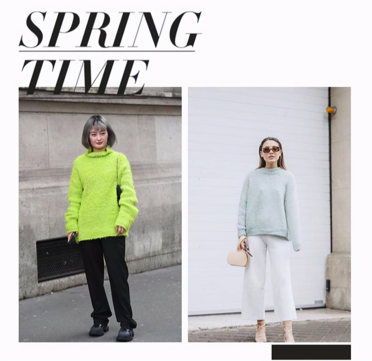 毛衣 又到穿毛衣的季节了，学会这3种搭配方式，演绎精致慵懒法式风