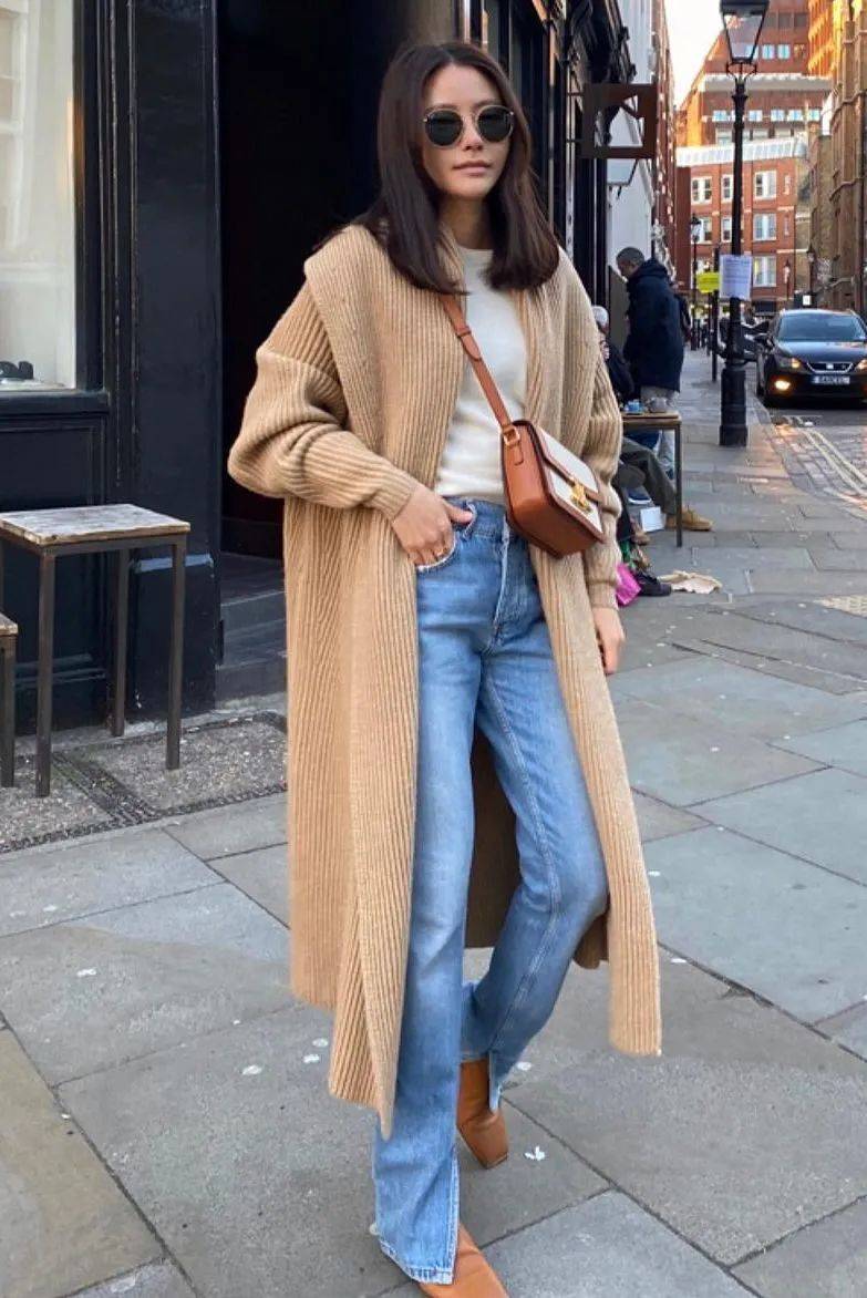 毛衣 比驼色更好穿，今年冬天“奶茶色”火了！