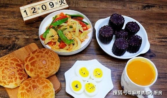 粗细|冬天早餐还是应该在家吃,六天早餐做法分享,粗细搭配营养更健康