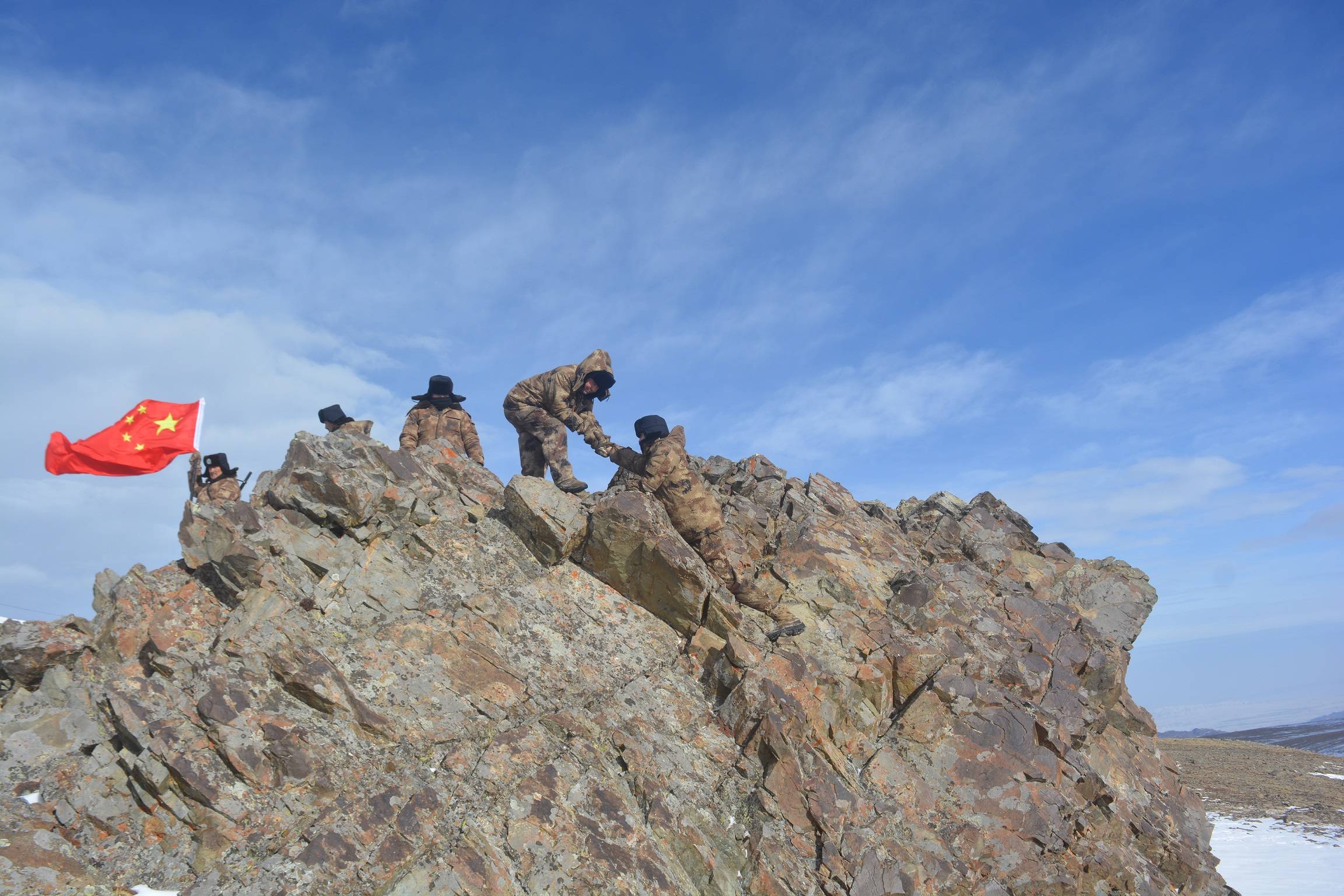 "这就是守边人的真实写照.