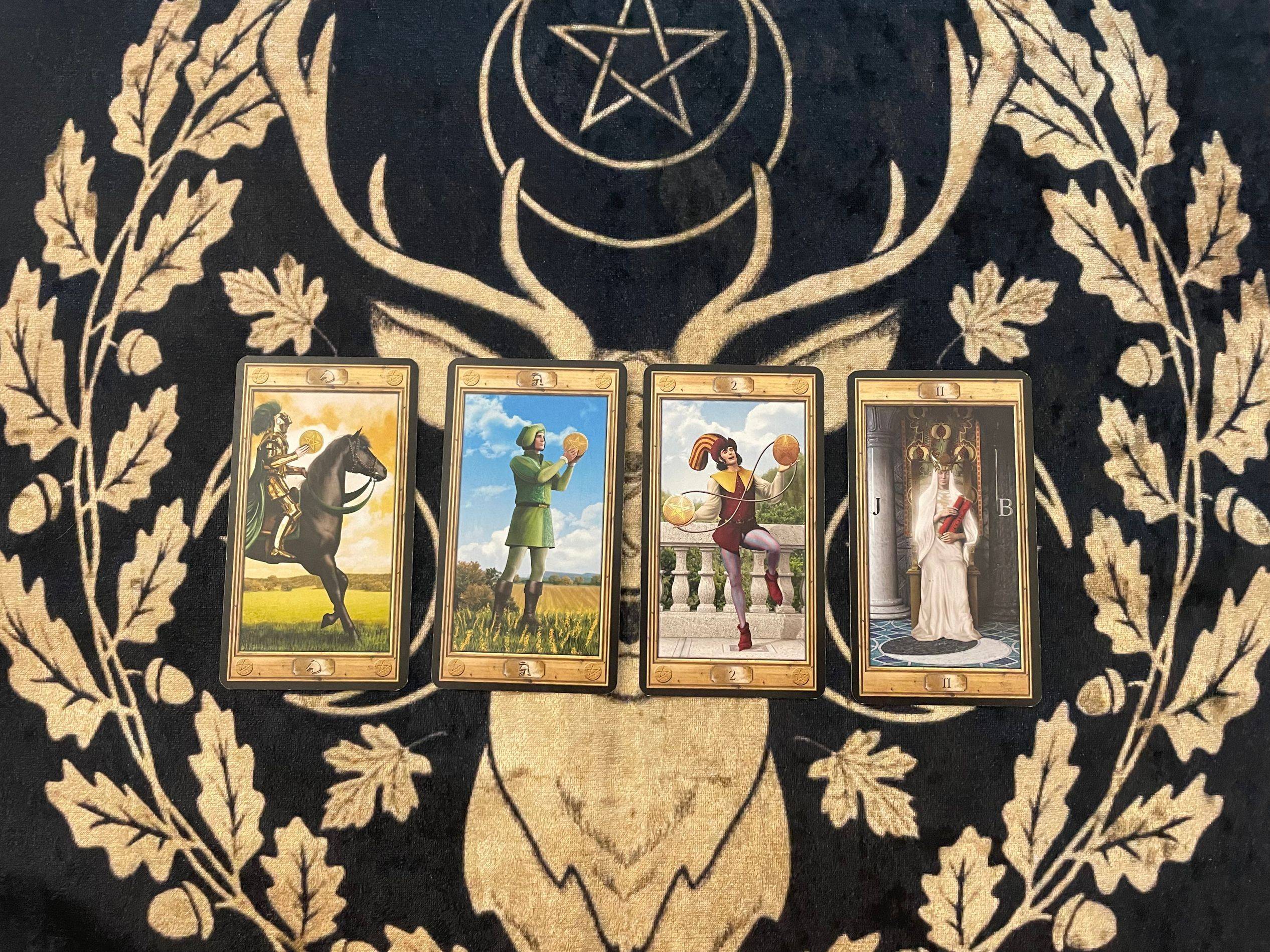 高塔牌 圣杯十 圣杯九 圣杯国王