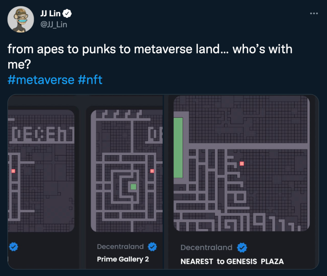 炒房炒到元宇宙，虚拟地产单个交易新纪录：1500万，一平米2.7万