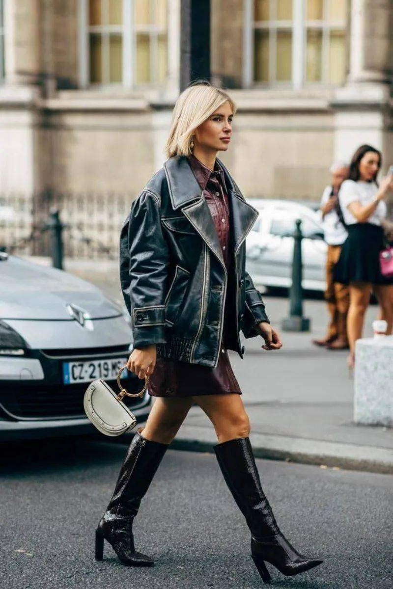 下装 马丁靴已经烂大街！这款“骑士靴”才是冬季新宠，轻松穿出御姐范