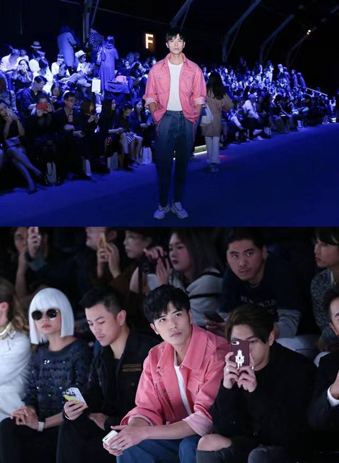 服装 《斛珠夫人》帝旭徐开骋身材真好，穿粉色大衣显出大长腿，太迷人