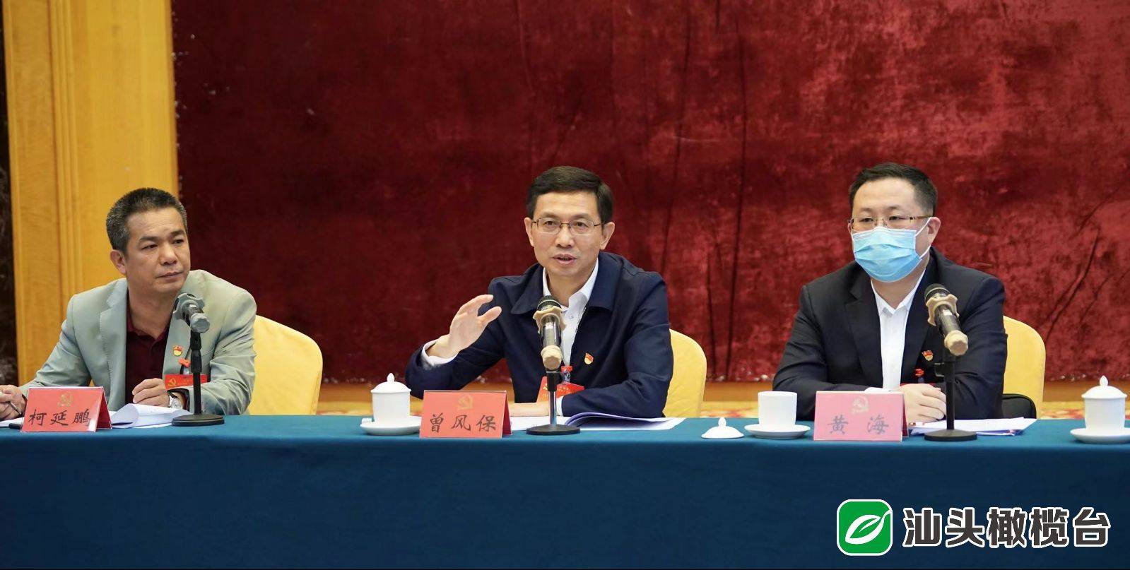 曾风保参加市十二次党代会潮阳区及南澳县代表团讨论_汕头_报告_政治