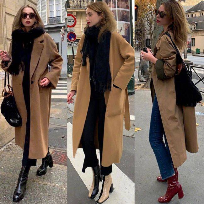 黑色 经典的黑色皮靴也符合法式风格的复古与精致