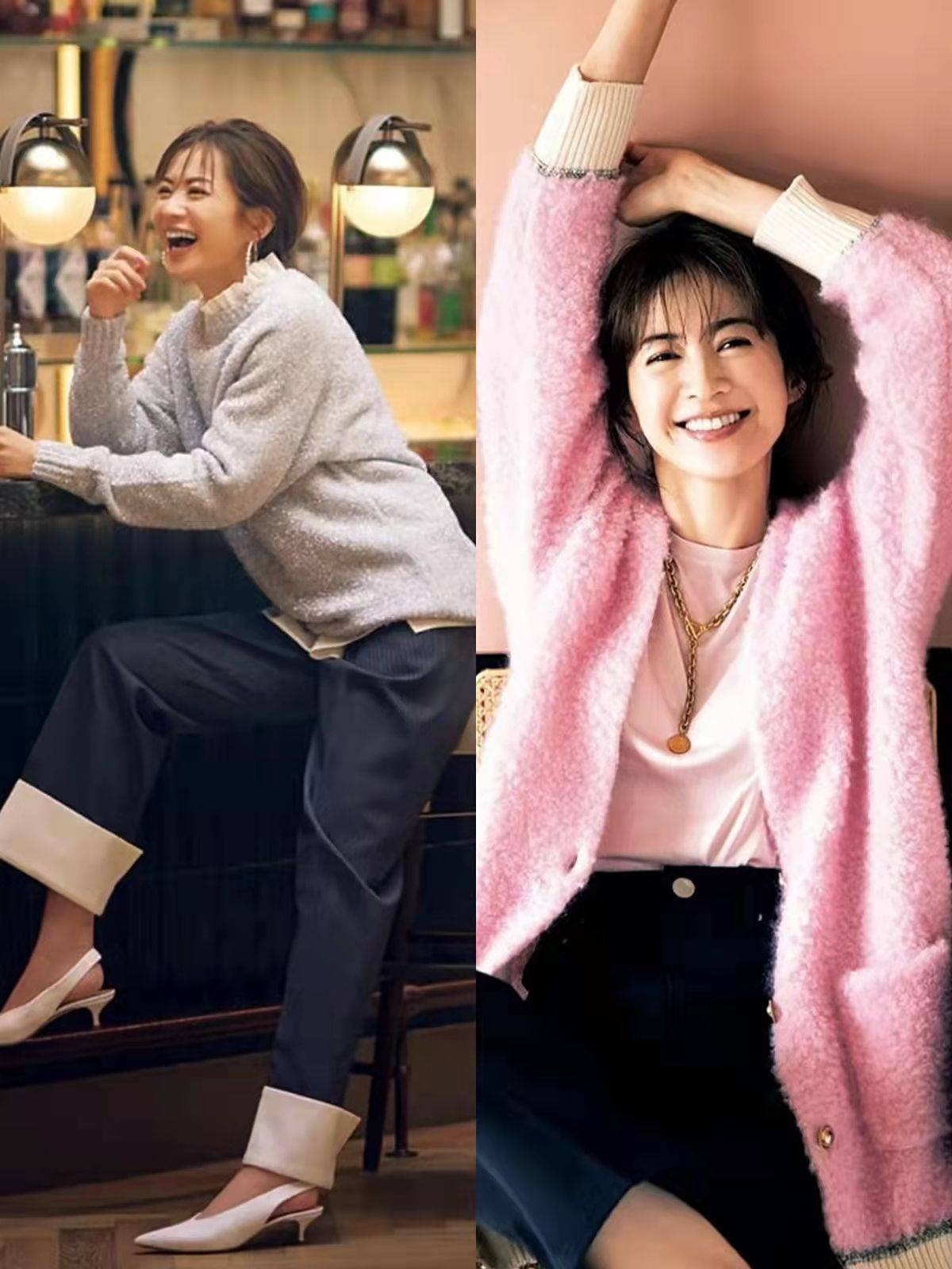 毛衣 普通人如何将毛衣穿出“惊艳感”?借鉴日杂这几个搭配套路,真美