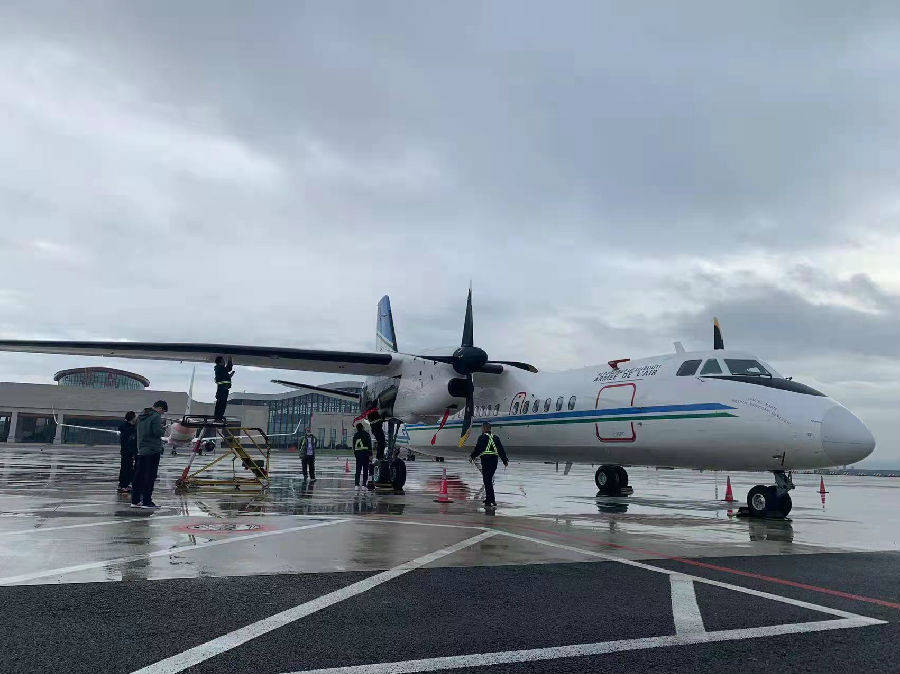 交付,启程!"新舟"60飞机转场吉布提