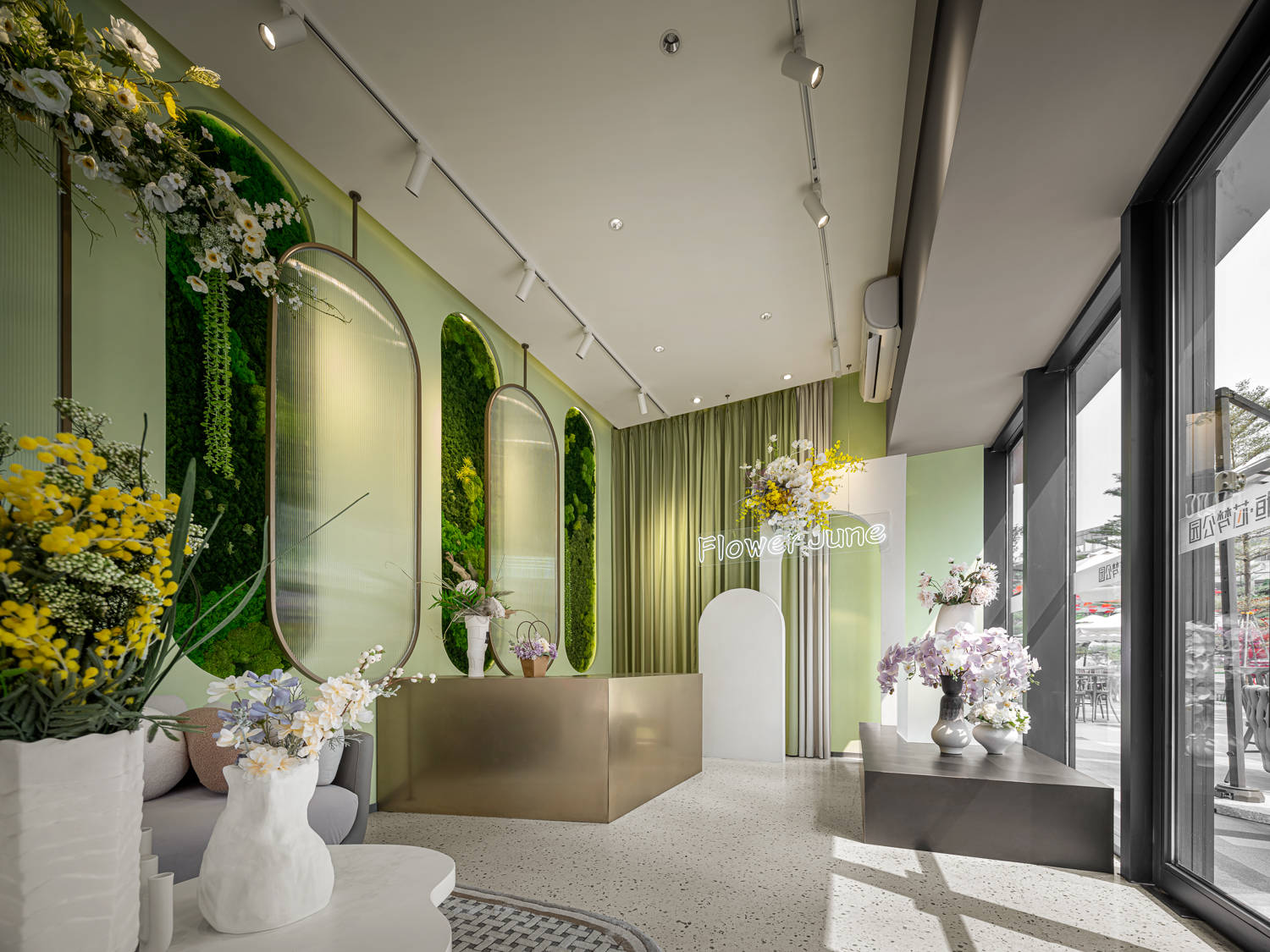 June深圳美甲店設計·花店&amp;美甲·仙女組合·浪漫花房和指尖芭蕾