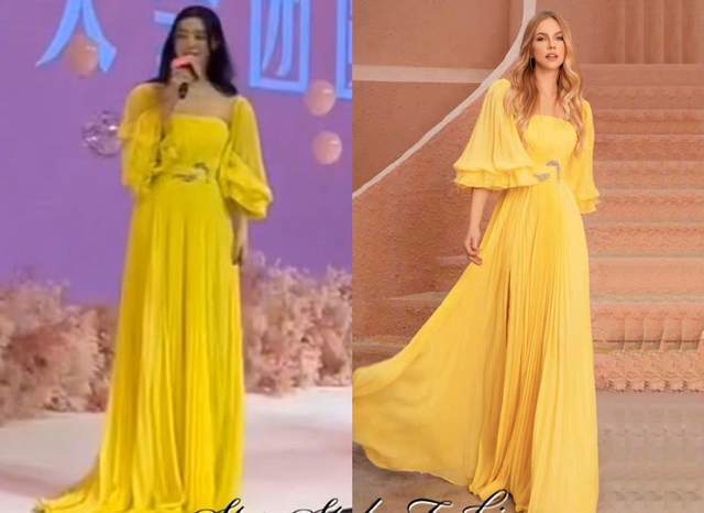 仙女 范冰冰久违赴宴太用力,穿仙女裙肿得像孕妇,20公分高跟看着吓人