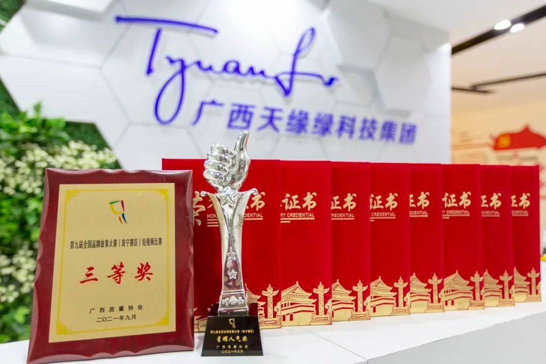 代理商|属于我们的里程碑 | 天缘绿集团2021年获得荣誉及重大事件回顾