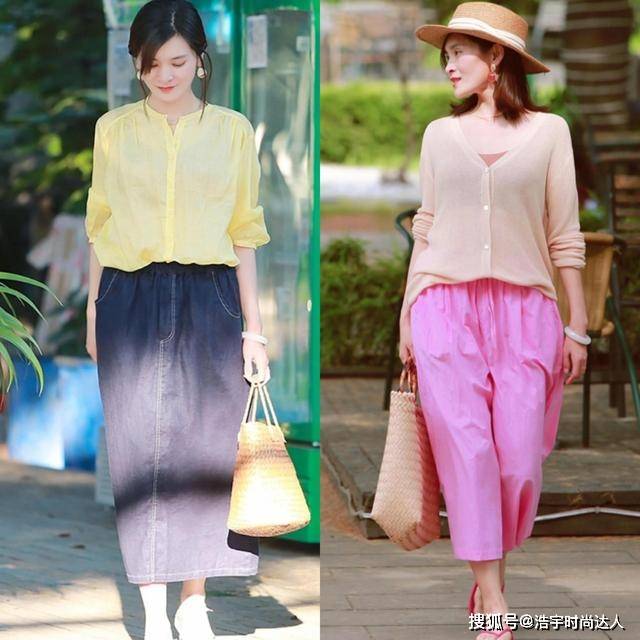 浅绿色 天热了,40女人建议轻熟风装扮,比你想象中的好看得多