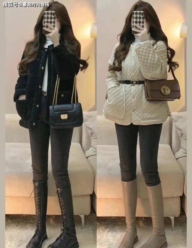 整体 冬季充满“女人味”的穿搭LOOK：学会这么穿，温柔动人又优雅