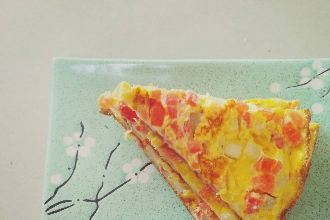 蔬菜|早餐这种吃法真叫香，好吃又营养几分钟就出锅，女儿说明天还要吃