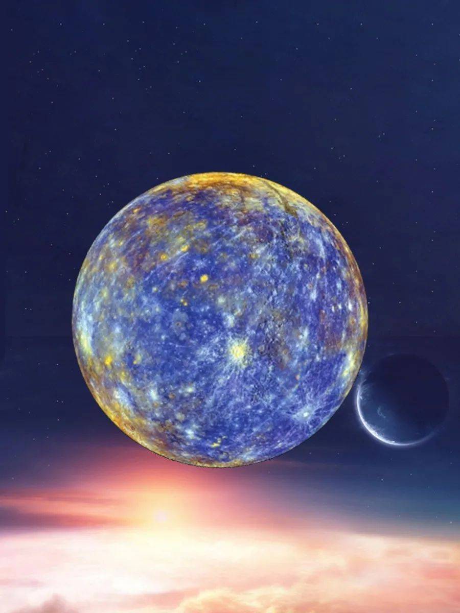 科学探索 宇宙行星 水星 太阳系 地球 月球